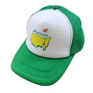 Masters Green and White Trucker Hat